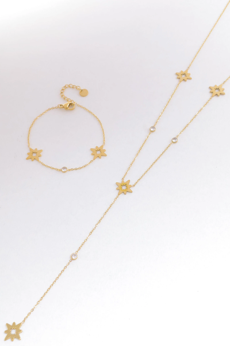 Stainless steel jewelry set 2