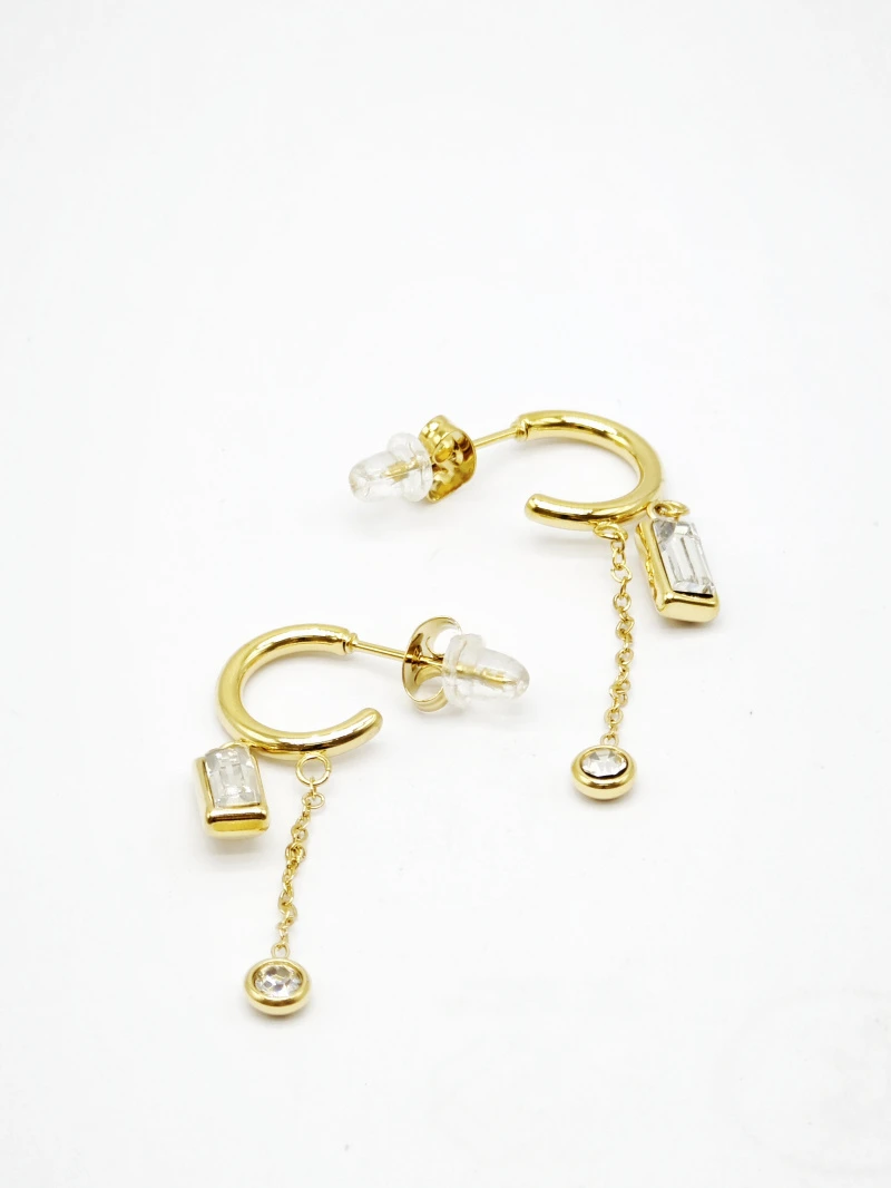 Stainless steel earrings 2