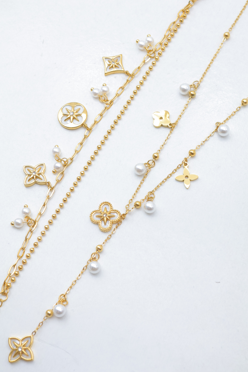 Set of bijoux in stainless steel