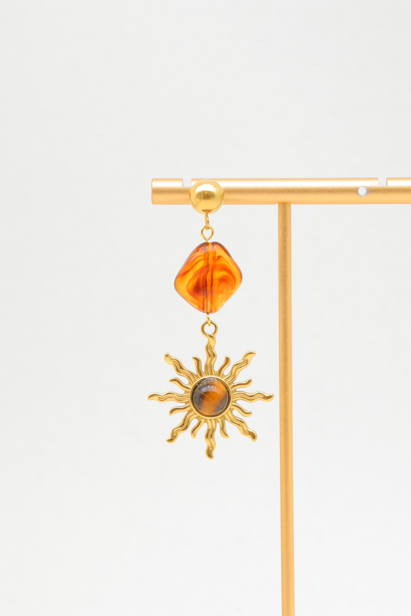 Boucles d'oreilles en acier inoxydable