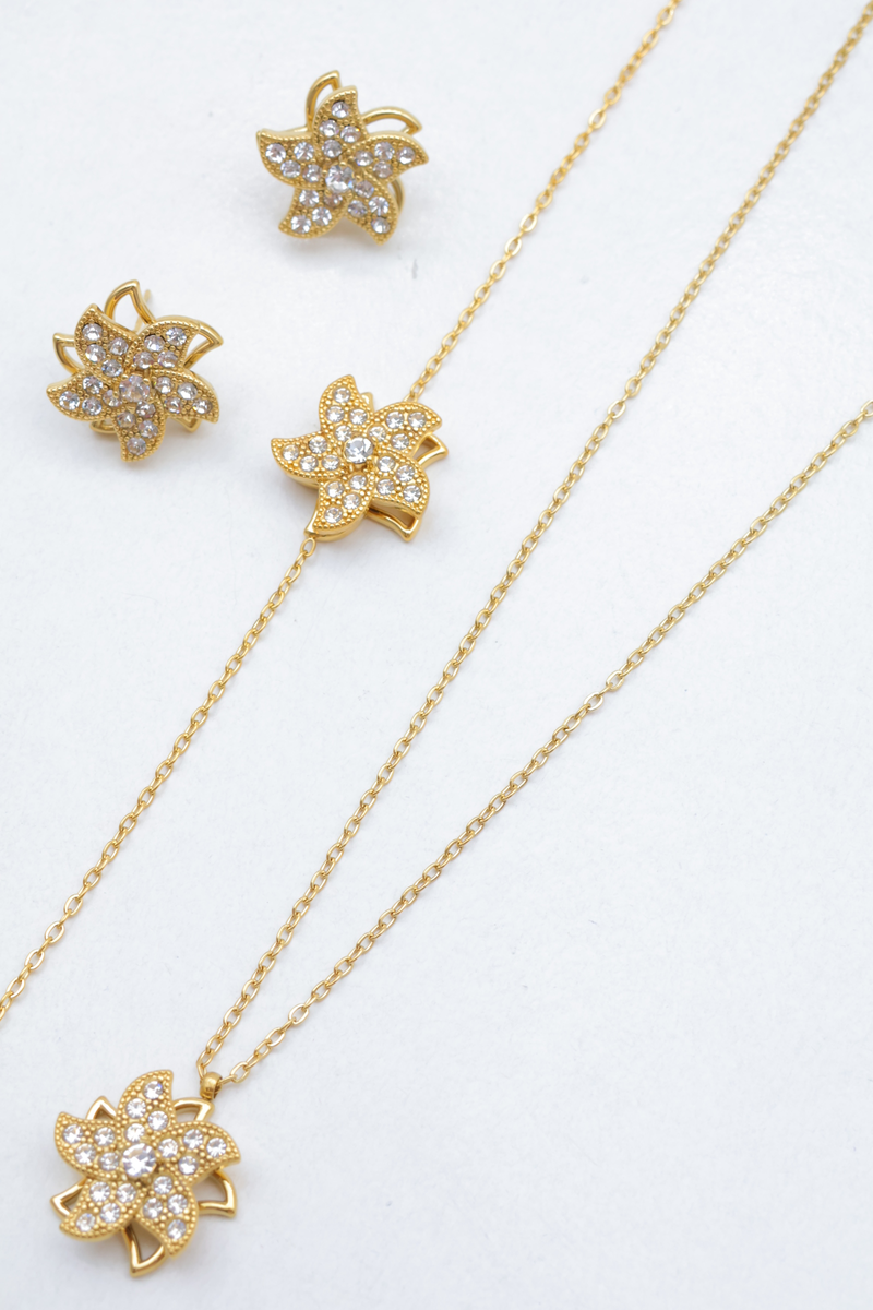 Parure de bijoux en acier inoxydable