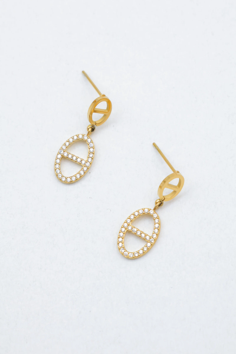 Boucles d'oreilles en acier inoxydable 2