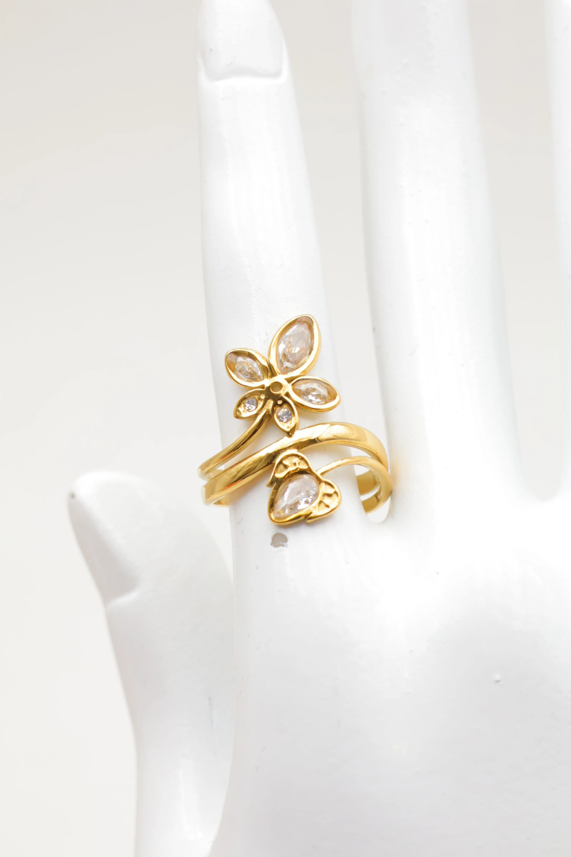 Verstellbarer ring aus edelstahl 2