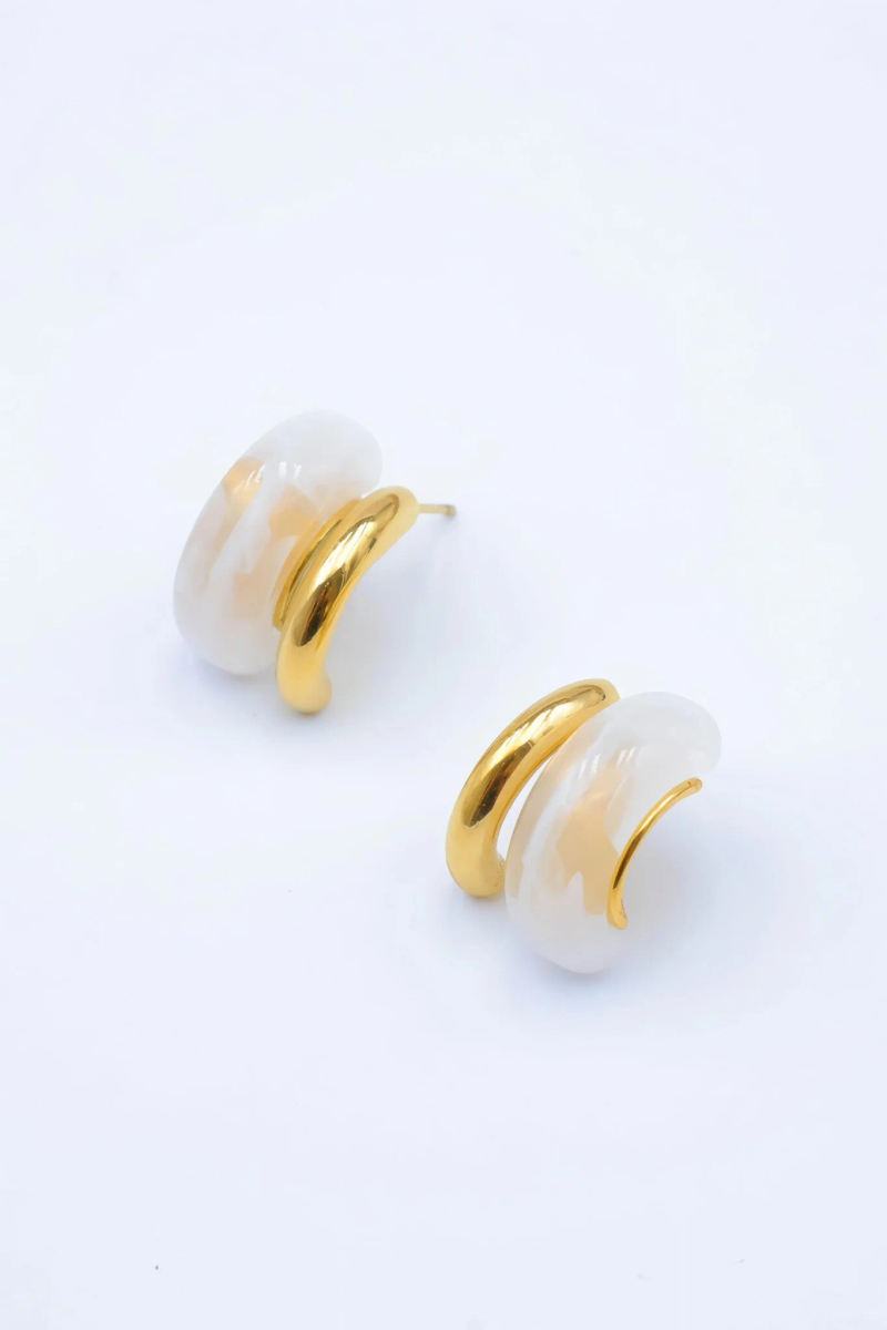 Stainless steel earrings 2
