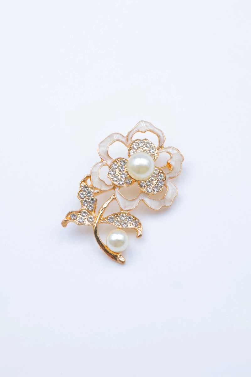 Stainless steel brooch