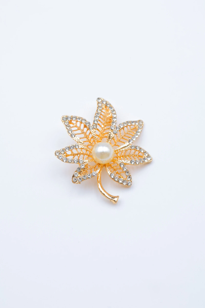 Stainless steel brooch