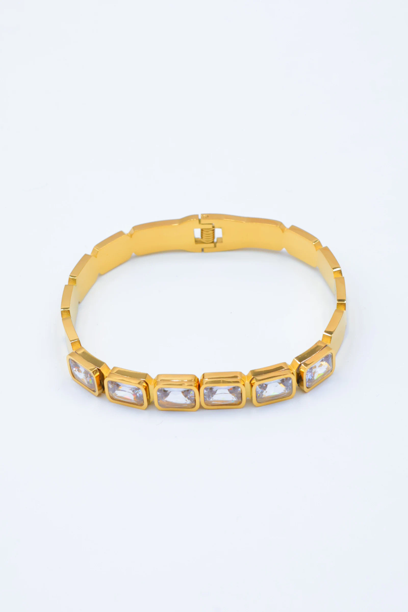 Stainless steel bangle bracelet 2