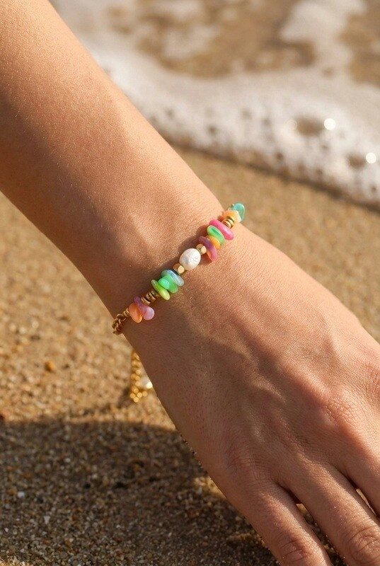 Bracelet en acier inoxydable — Multicolore