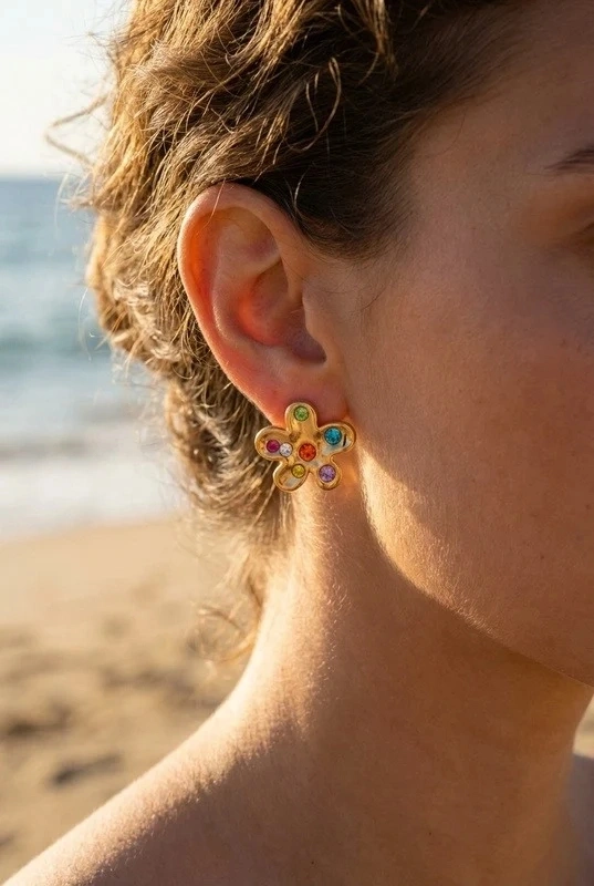 Boucles d'oreilles en acier inoxydable 2