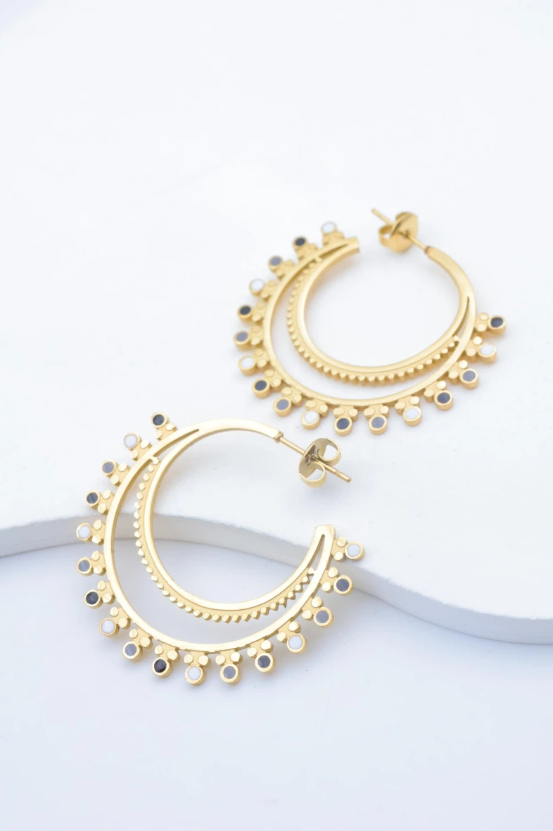 Stainless steel earrings 2