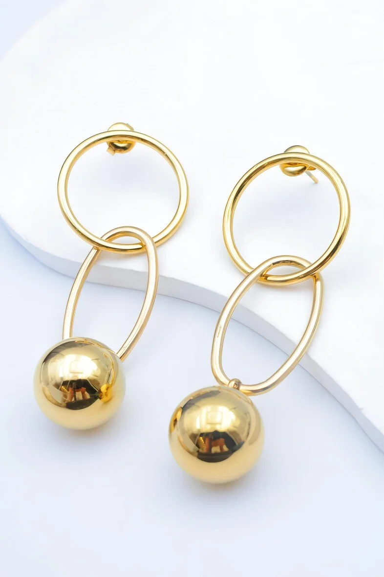 Stainless steel earrings 2