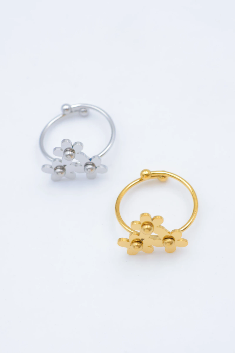 Adjustable stainless steel ring 2