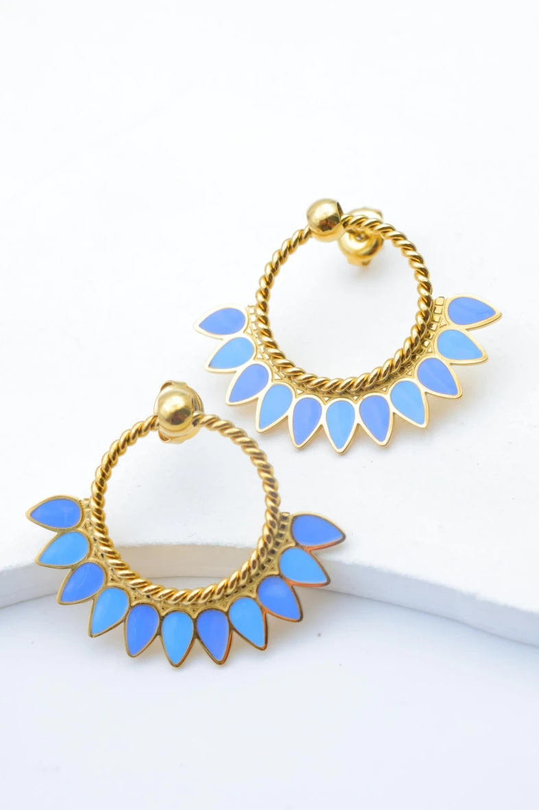 Stainless steel earrings 4