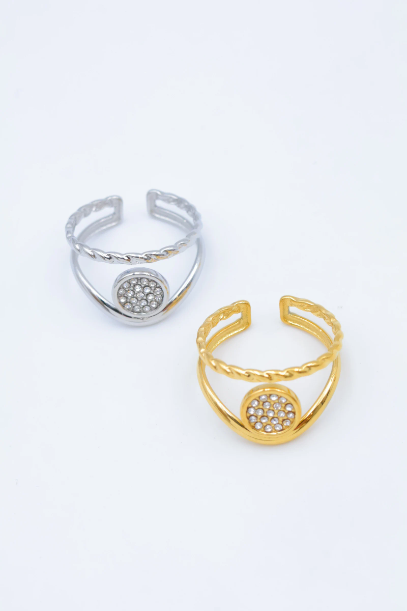 Adjustable stainless steel ring 2