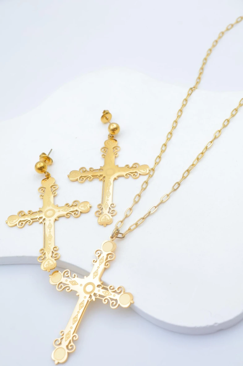 Parure de bijoux en acier inoxydable 3