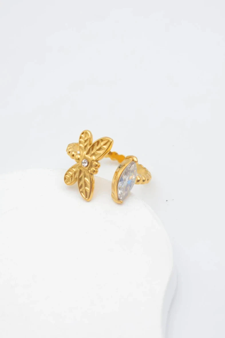 Adjustable stainless steel ring 2