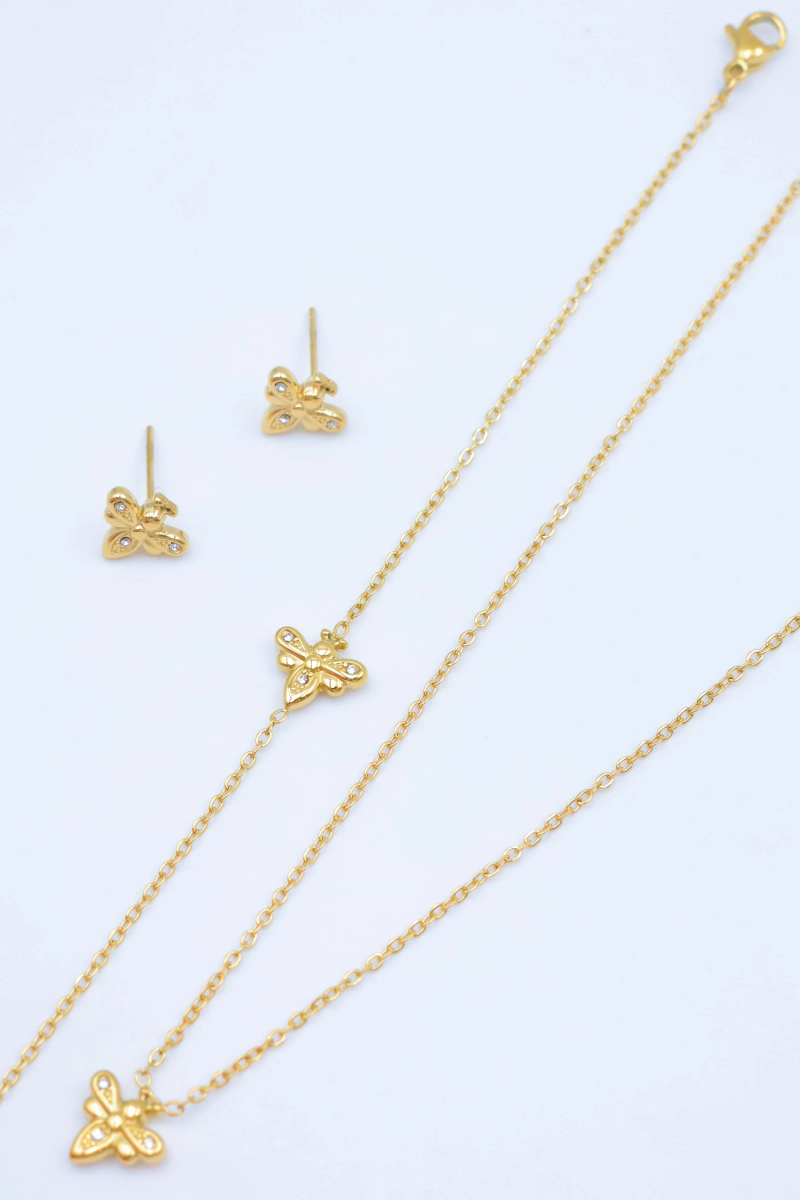 Parure de bijoux en acier inoxydable 2
