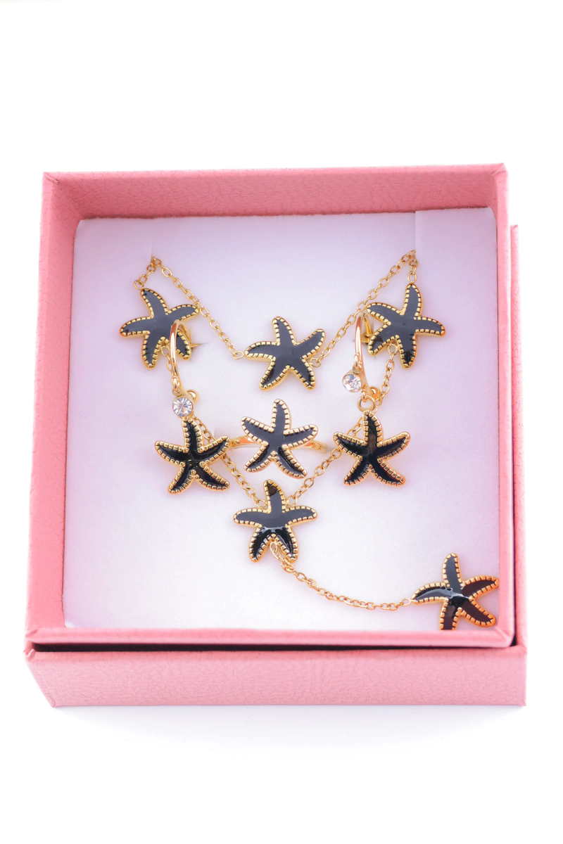 Parure de bijoux avec boîte en acier inoxydable 2