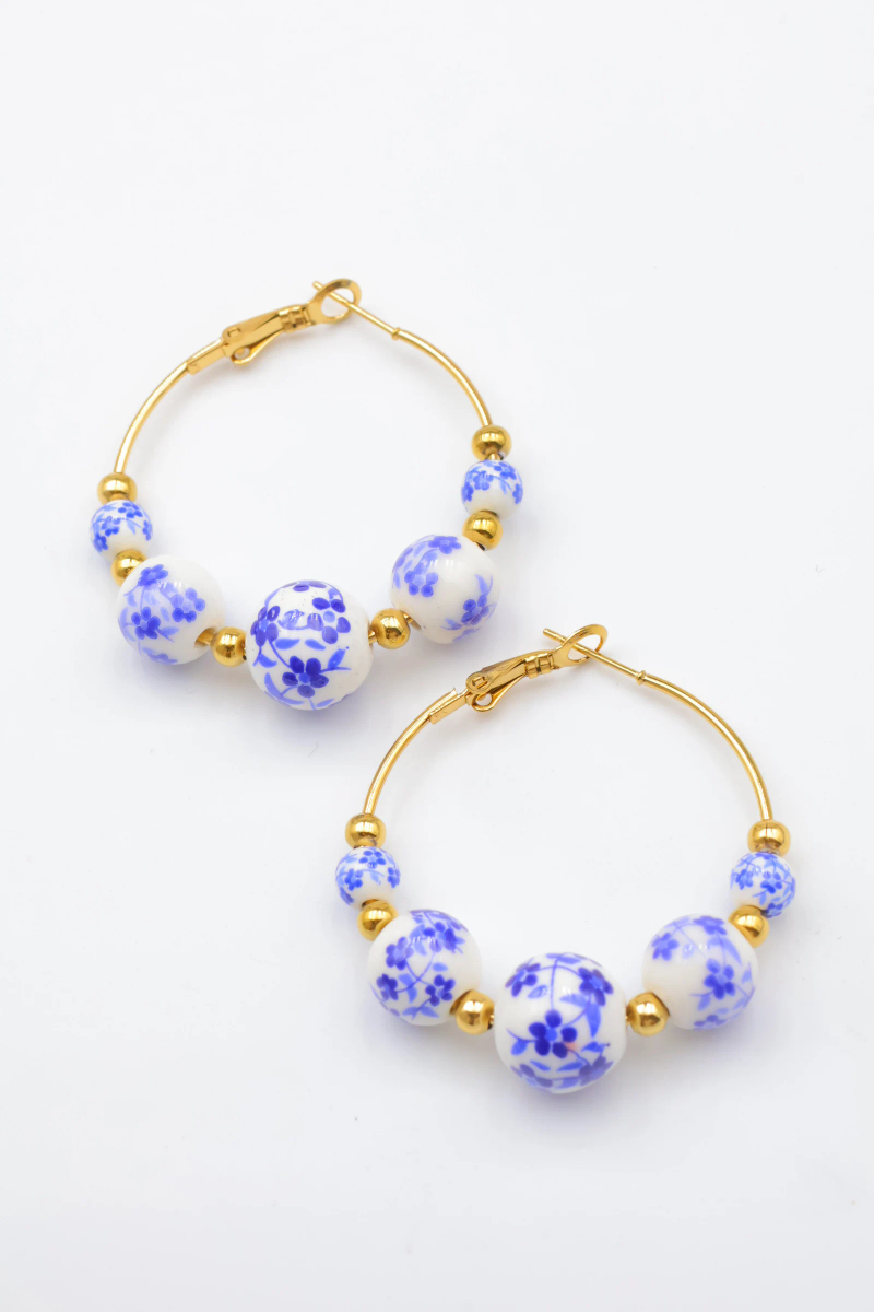 Boucles d'oreilles créoles en acier inoxydable 2