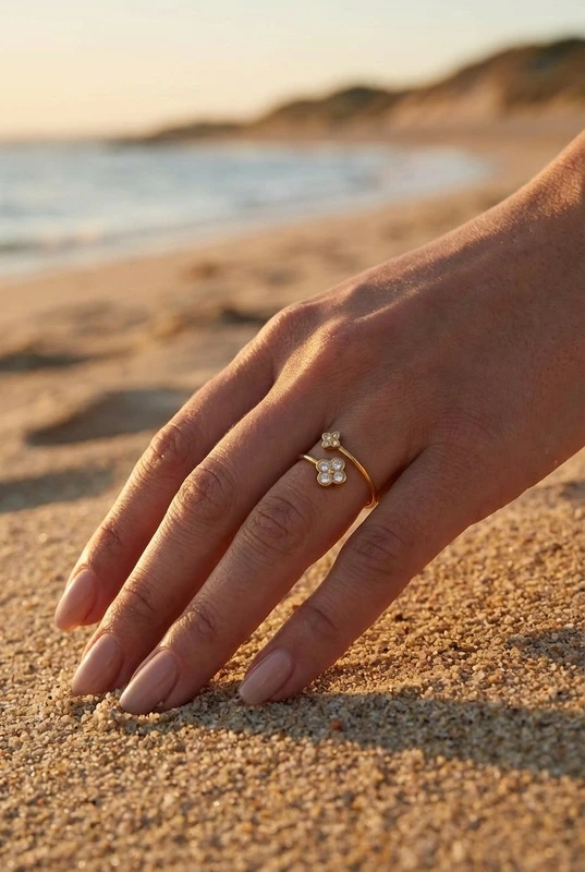 Adjustable stainless steel ring 2