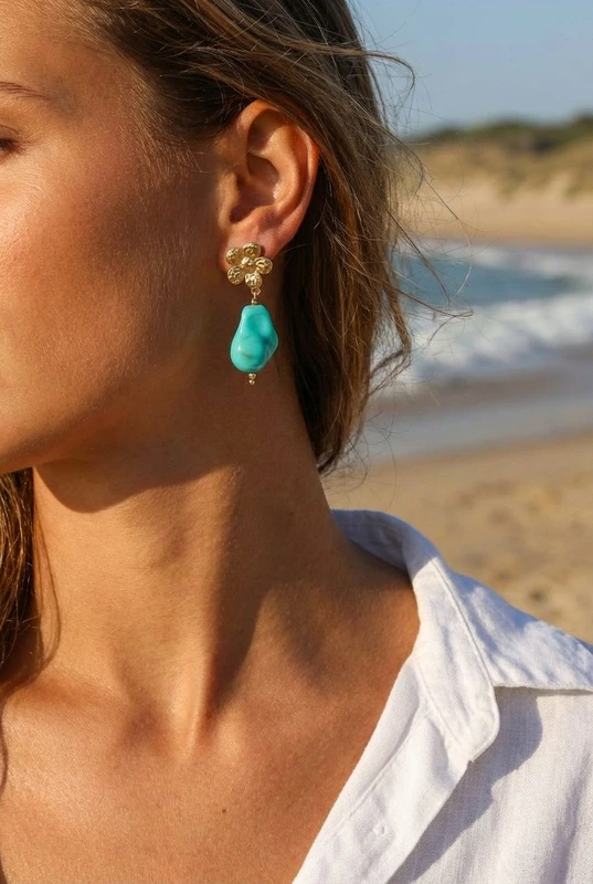 Boucles d'oreilles en acier inoxydable