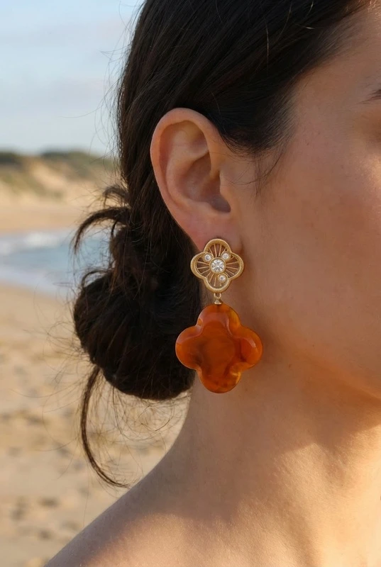 Stainless steel earrings 2