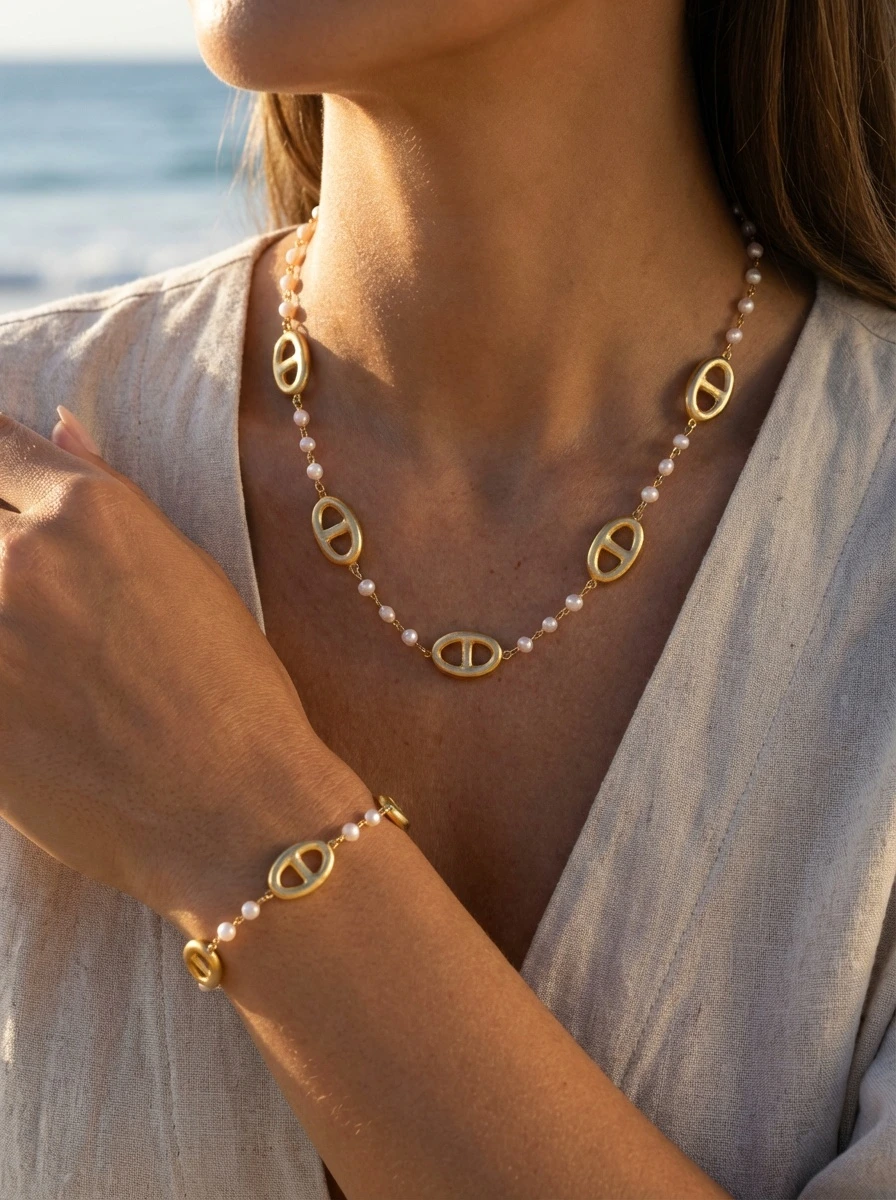 Parure de bijoux en acier inoxydable 2