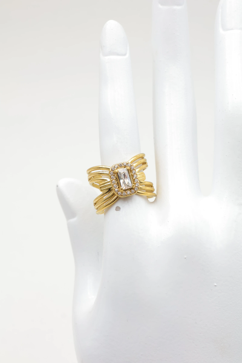 Bague ajustable en acier inoxydable