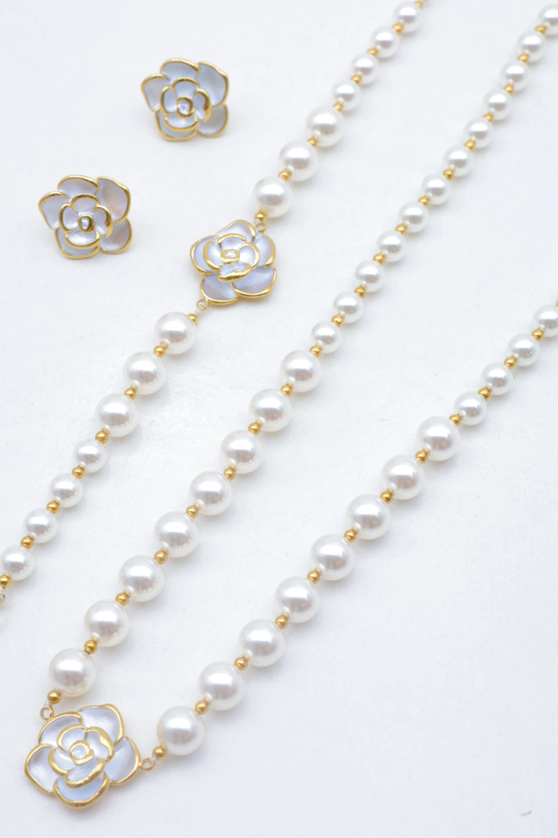 Parure de bijoux en acier inoxydable