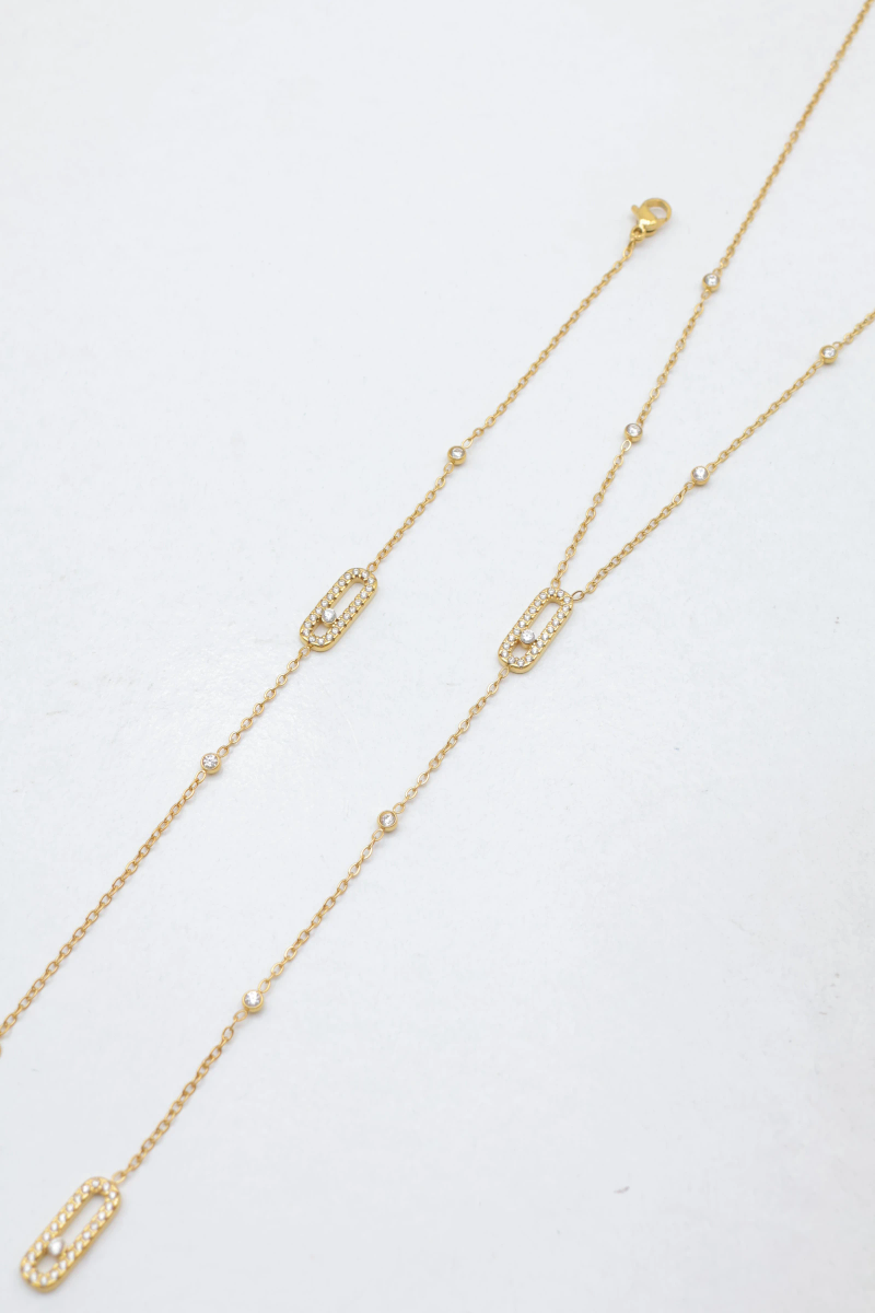 Parure de bijoux en acier inoxydable