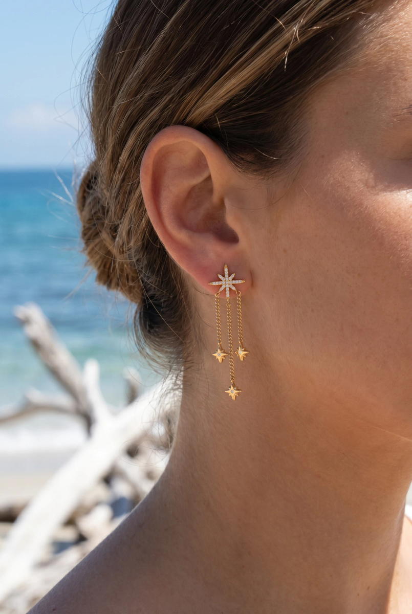 Boucles d'oreilles en acier inoxydable
