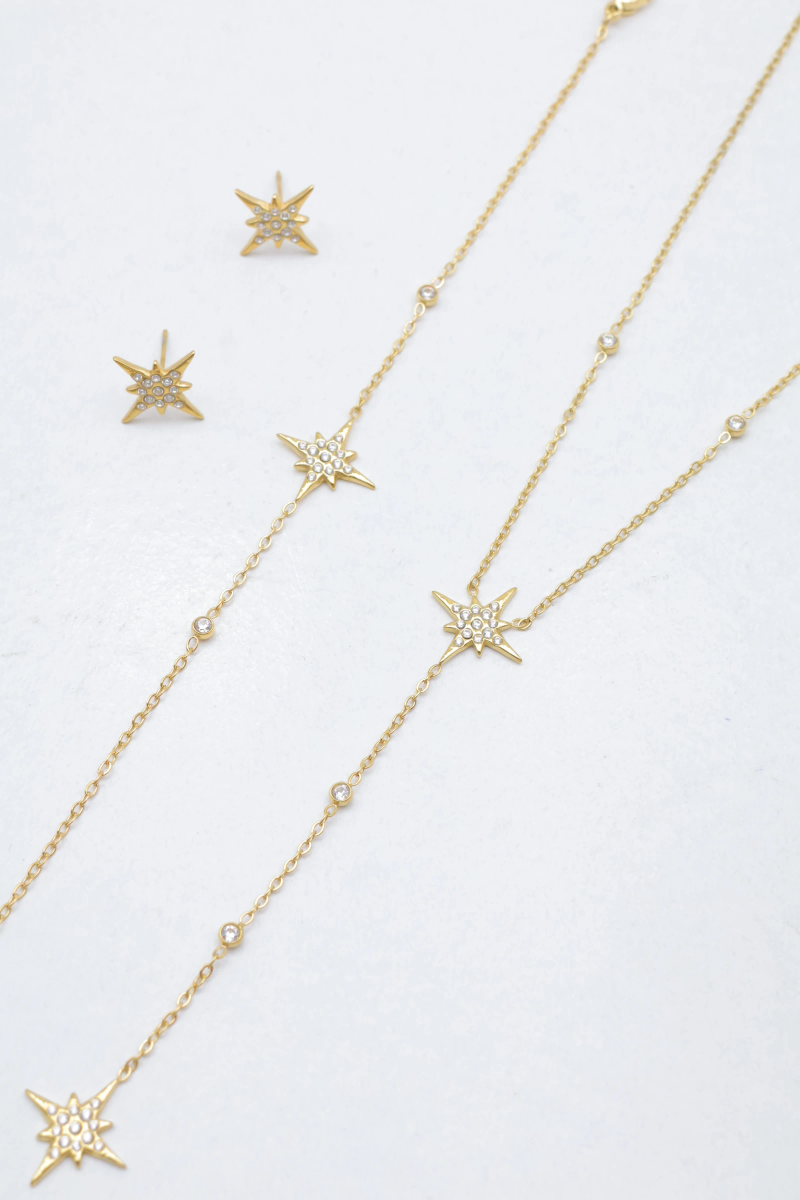 Parure de bijoux en acier inoxydable