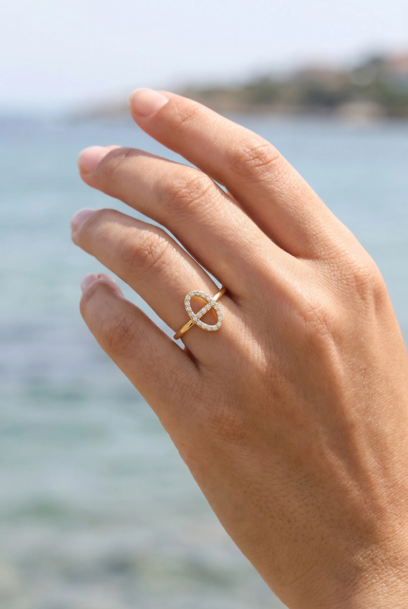 Bague ajustable en acier inoxydable