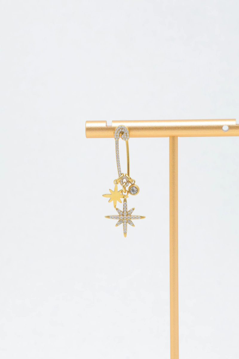 Boucles d'oreilles en acier inoxydable