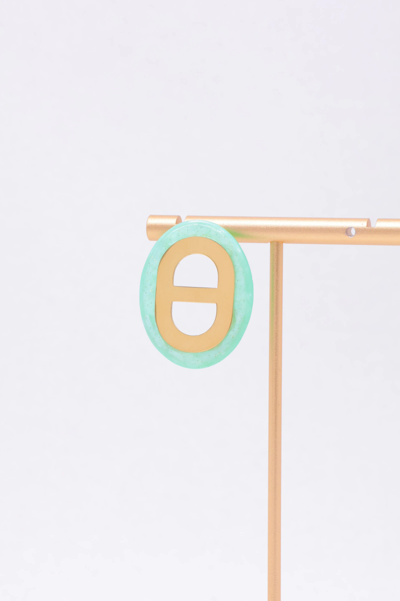 Boucles d'oreilles en acier inoxydable