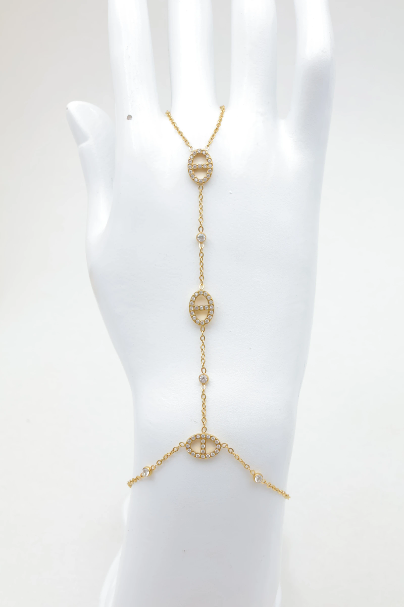 Bracelet de main en acier inoxydable 2