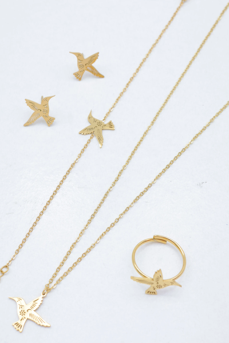 Parure de bijoux en acier inoxydable