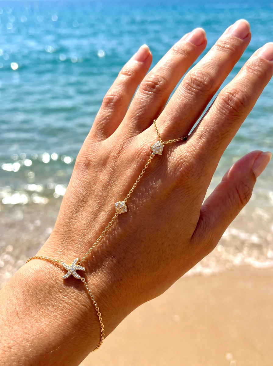 Bracelet de main en acier inoxydable