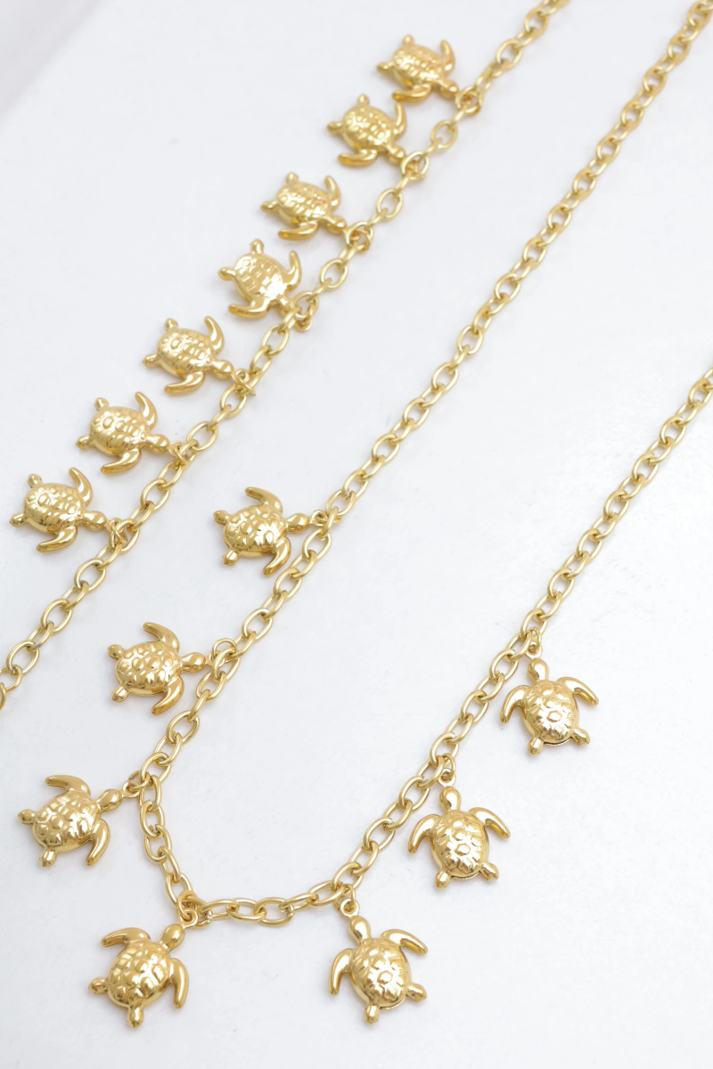 Parure de bijoux en acier inoxydable