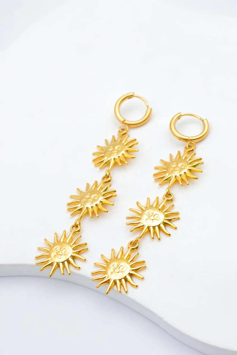 Boucles d'oreilles en acier inoxydable 2