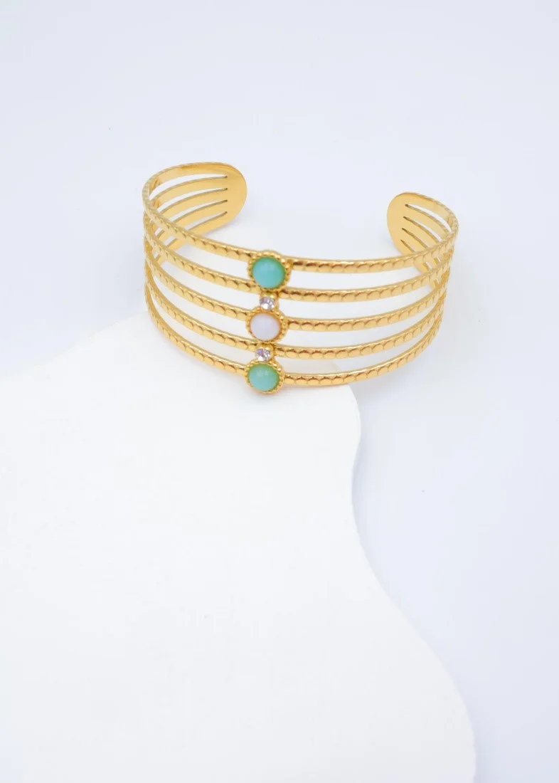 Bracelet jonc en acier inoxydable 2