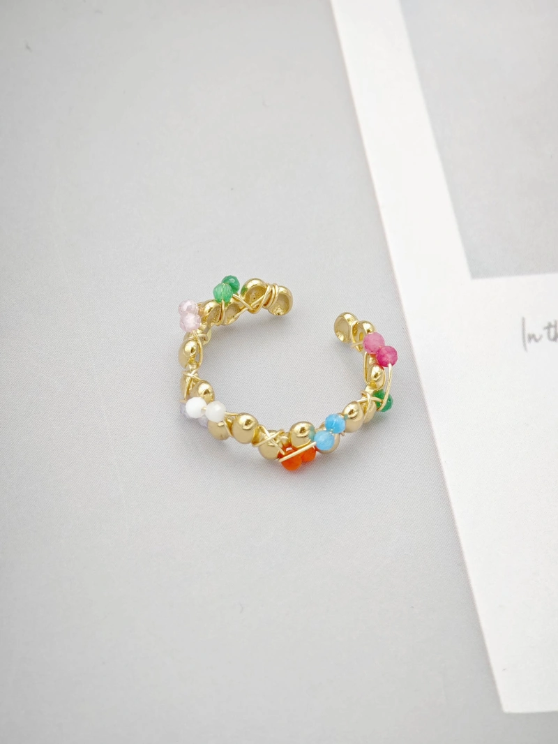Adjustable stainless steel ring — Multicolor