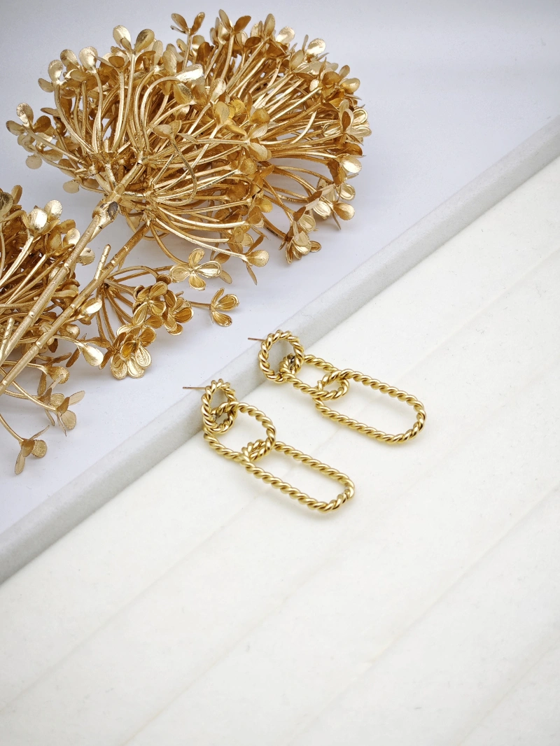 Boucles d'oreilles en acier inoxydable 2