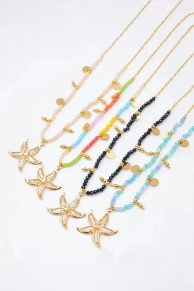 Collier en acier inoxydable — Multicolore