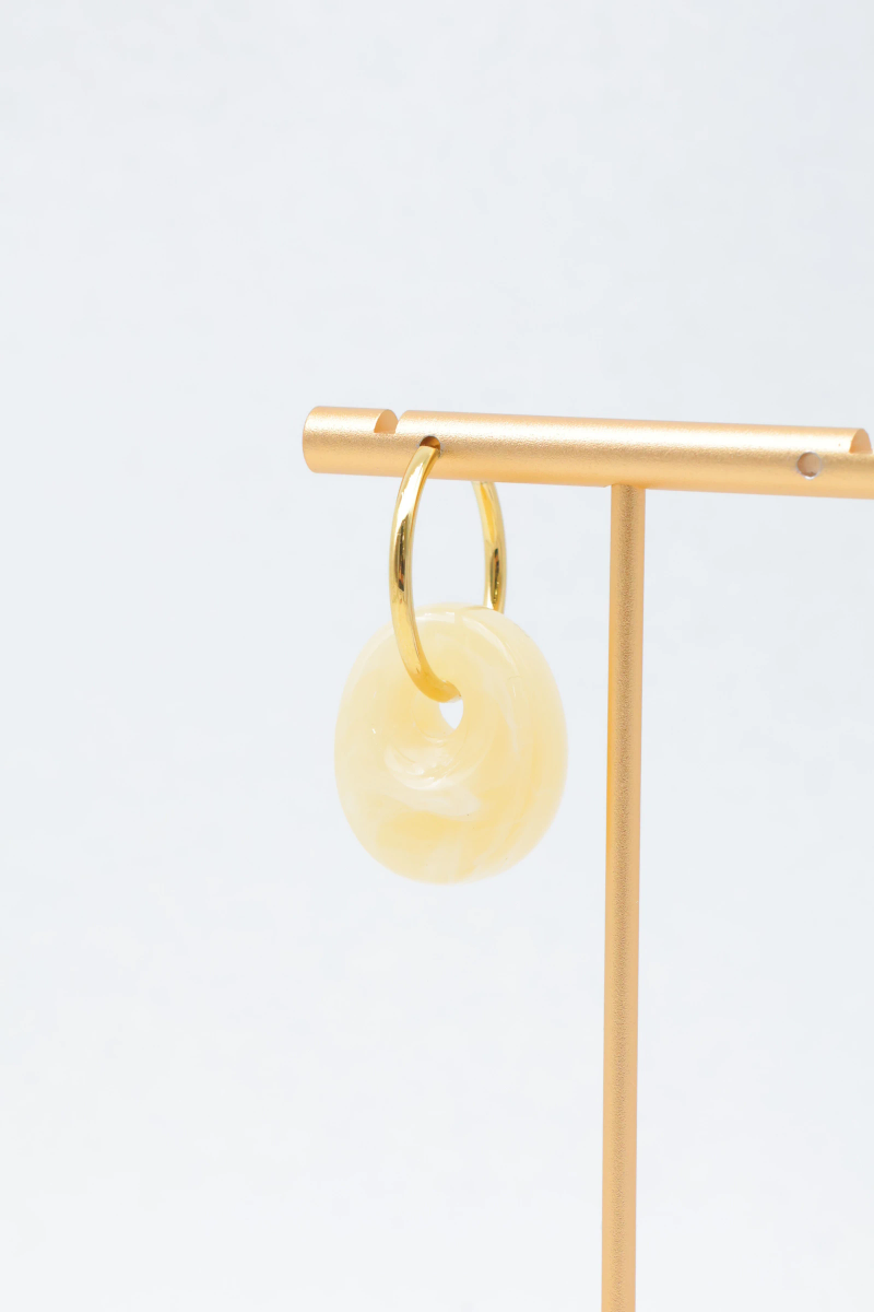 Boucles d'oreilles en acier inoxydable