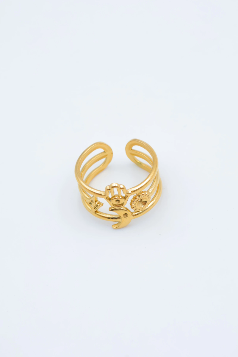 Bague en acier inoxydable ajustable 2
