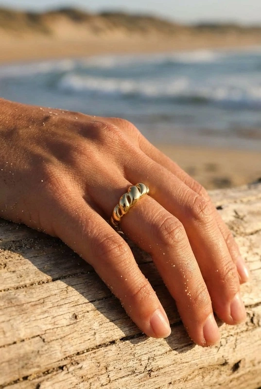 Adjustable stainless steel ring 2