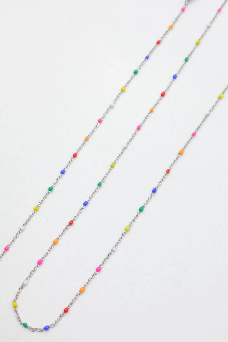 Set with links and enameled stones 2