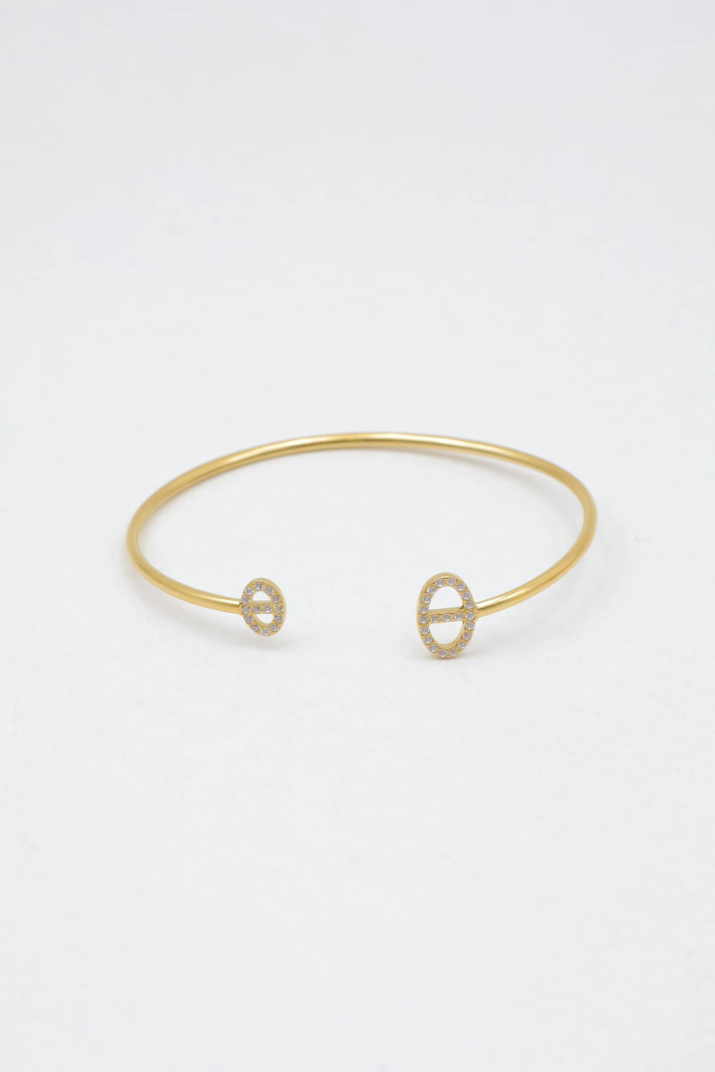 Stainless steel bangle bracelet 2