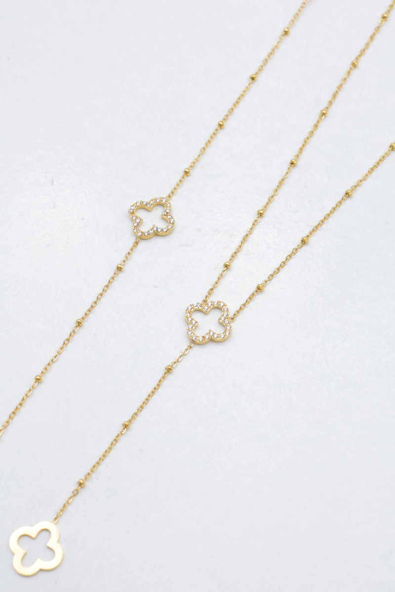 Parure de bijoux en acier inoxydable